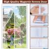 Magnetic Fly Screen Door, 130 x 275 cm, White view 2