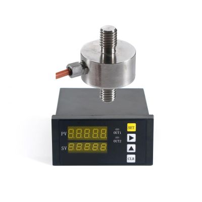 Load Cell with Display, Tension and Compression Force Sensor for Scales (0–10 kg Indicator)