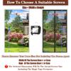 Magnetic Insect Screen Door 135 x 245 cm, Automatic Closing, No Drilling, Black view 4