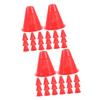 HEMOTON 2 Sets Mini Sports Cones, Red, 20 Pieces Each view 1