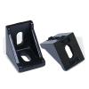 HRTUFN MIUYTRN Aluminum Profile Corner Brackets, 20 pcs, 2020 Silver view 2