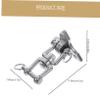 ibasenice Stainless Steel Ceiling Hook for Home and Office view 2