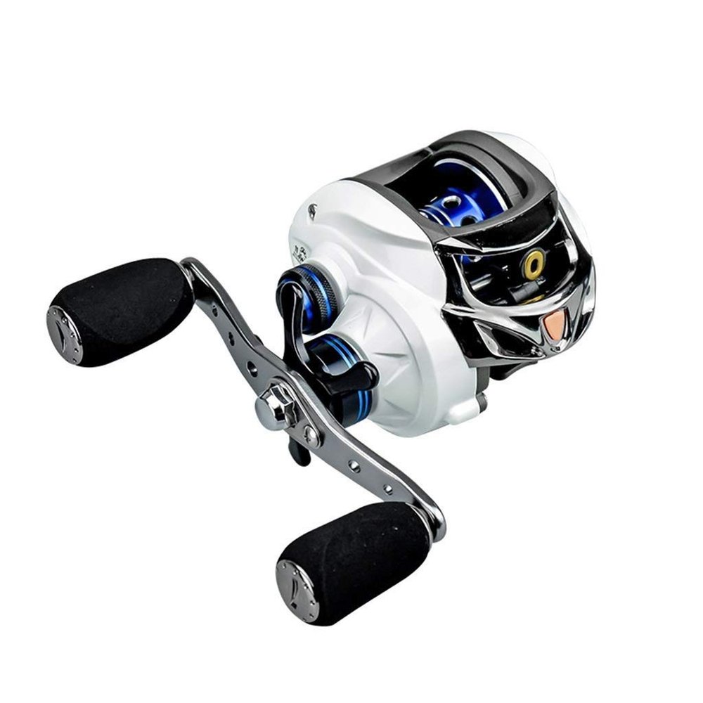 BCJMKDX Saltwater Fishing Reel, Shaft Drop Wheel Road Squid Reel, Left/Right-Handed (Left)