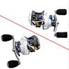 BCJMKDX Saltwater Fishing Reel, Shaft Drop Wheel Road Squid Reel, Left/Right-Handed (Left) view 3