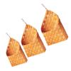 Alipis Set of 3 Woven Wall Storage Baskets with Handles, Brown Nordic Country Style view 1