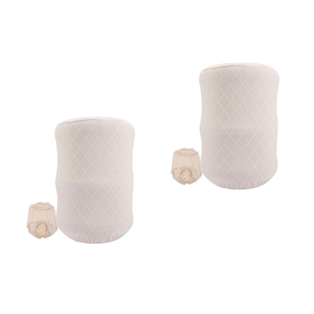 TOYANDONA 2-Piece Beige Neoprene Bucket Covers for Water Dispenser Containers