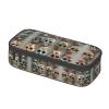 ETASUIOL Skull Pencil Case, Large Capacity, Black, One Size view 2