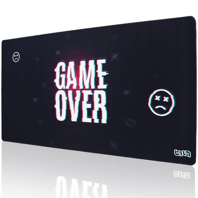 Tilt Desk Mat 100 x 50 cm XXL Gaming Mouse Pad, Waterproof (Game Over)