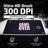 Tilt Desk Mat 100 x 50 cm XXL Gaming Mouse Pad, Waterproof (Game Over) view 3
