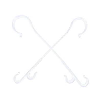 Abaodam 850-Piece White Nylon Plant Support Hooks for Tomatoes and Cucumbers