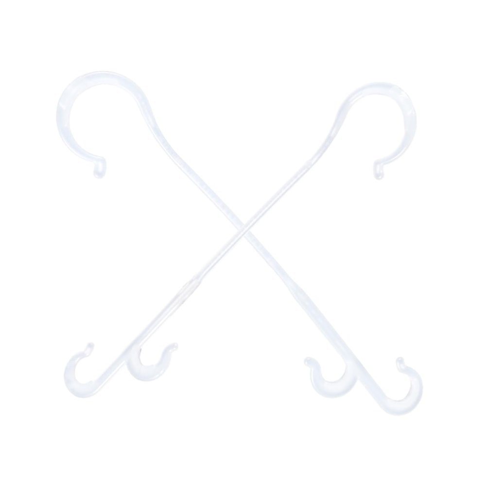 Abaodam 850-Piece White Nylon Plant Support Hooks for Tomatoes and Cucumbers