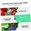 Abaodam 850-Piece White Nylon Plant Support Hooks for Tomatoes and Cucumbers view 2