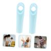 PERSELOSO Broom Handle End Caps, 2-Pack, Plastic, Blue, for Household Use view 4