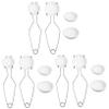 HOODANCOS 3-Piece Melting Crucible Set for Jewelry Casting with Sturdy Tongs view 1