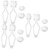 HOODANCOS 3-Piece Melting Crucible Set for Jewelry Casting with Sturdy Tongs view 2