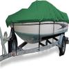 Universal Boat Cover, Waterproof Oxford Fabric Trailer Cover for V-Hull and Tri-Hull Bass Boats, 12–14 view 1