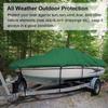 Universal Boat Cover, Waterproof Oxford Fabric Trailer Cover for V-Hull and Tri-Hull Bass Boats, 12–14 view 2