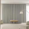 Homxi Gray Blackout Curtains for Living Room, 2 Panels, 96W x 160H cm, with Hooks view 1