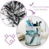 Luoweisi Leather Pen Holder for Desk, Office Organizer and Makeup Brush Storage, Retro Turtle view 4