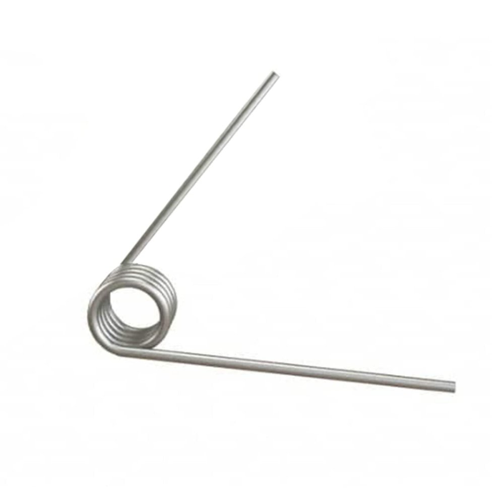 V-Shaped Torsion Springs, 5-Pack, Stainless Steel, 0.3 mm Wire, 3 mm OD, 20 mm Leg Length, Right-Hand, 60°
