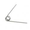 V-Shaped Torsion Springs, 5-Pack, Stainless Steel, 0.3 mm Wire, 3 mm OD, 20 mm Leg Length, Right-Hand, 60° view 1