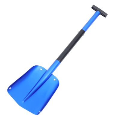 Blue Folding Aluminum Alloy Car Snow Shovel with Handle