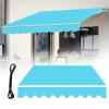 Awning Replacement Canopy, PVC Oxford Fabric, Sky Blue, 7 x 2 m view 1