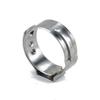 ByNGSDCC Hose Clamps, 50-Piece Single-Ear Hose Clamp Set, 5.342 mm, 304 Stainless Steel, 15.3–18.5 mm view 1