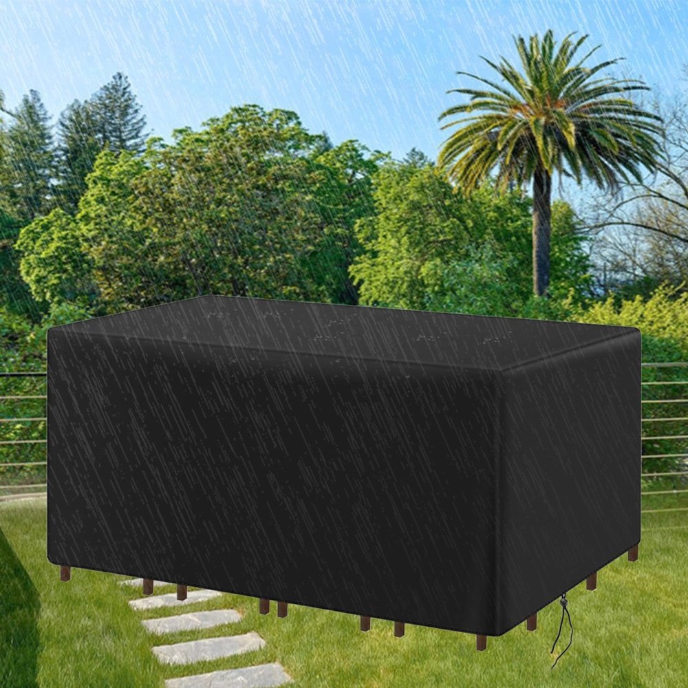 AUWUUA Outdoor Furniture Cover 160 x 120 x 80 cm, Black