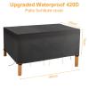 AUWUUA Outdoor Furniture Cover 160 x 120 x 80 cm, Black view 2