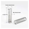 10-Piece Compression Spring Set, 0.9 mm Wire Diameter, 11/12/13/14/15/16 mm Outer Diameter, 5–50 mm Length, Spring Steel (35 mm, 12 mm × 0.9 mm) view 2