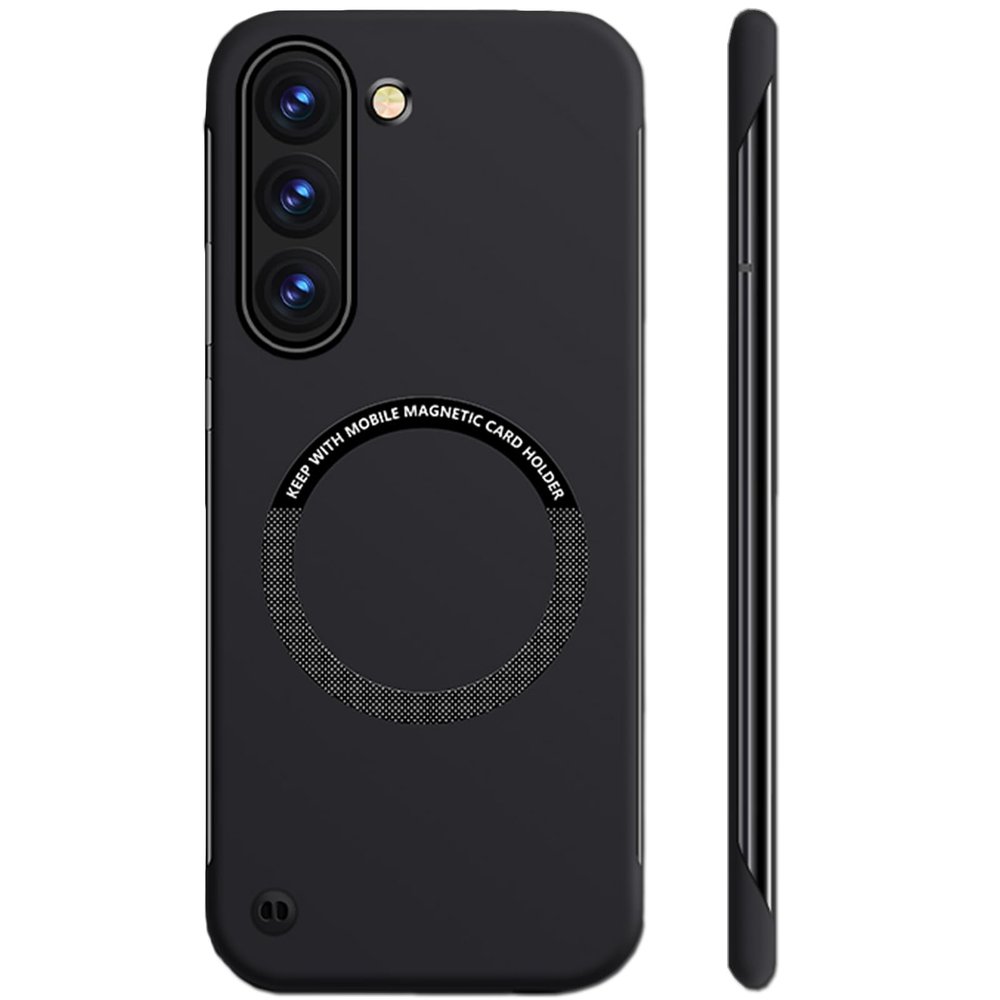 FAOMSEBS Samsung S23 Plus/S23+ MagSafe Case, Bare Metal Feel, Slim Frameless Design