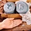 Beadthoven 2 x 100 g Segment-Dyed Knitting Yarn, 1 mm Soft Mohair Yarn view 4