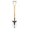HARFINGTON Stainless Steel Round Garden Shovel with Wooden Handle, 33.5 x 6.7 in view 1