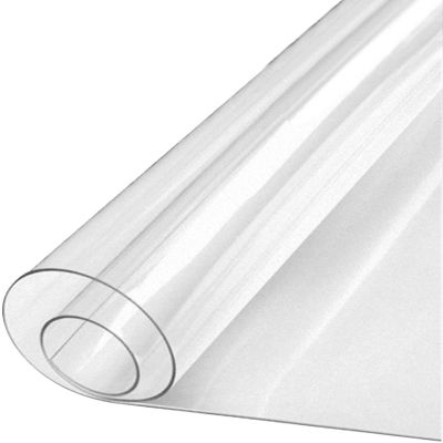 Durable Office Chair Mat, Non-Slip PVC Floor Protector for Carpets, Transparent, Rectangular, 0.5 mm, 160 x 160 cm