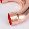HUJWLBWF 38 × 1.2 × 110 mm 180° Copper End-Feed Welding Elbow Pipe Adapter for Air Conditioners and Refrigerators view 4