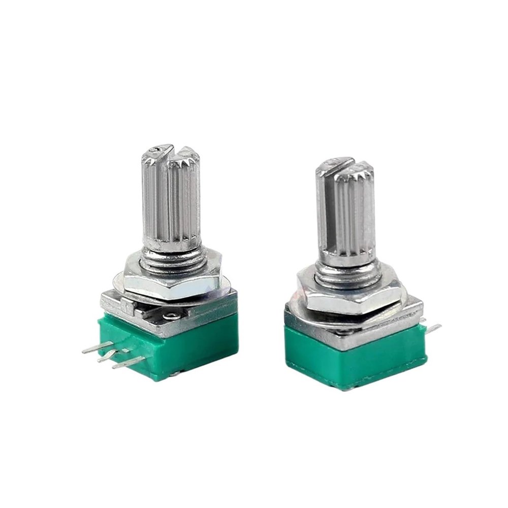 PXAMORTEL Linear Potentiometer, B10K 10 kΩ, 3-Pin, 5-Pack, with Knob