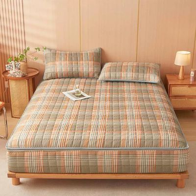 Adjustable Mattress Protector with 6-Sided Zipper, Dustproof Fitted Cover, Breathable and Washable, 150 x 200 + 25 cm