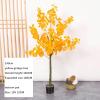 CWCQGH Artificial Plant, 140 cm, Realistic Yellow Ginkgo Tree view 2