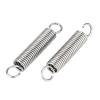 Extension Spring, 1.3 mm x 10 mm x 70 mm, Stainless Steel, Open Double-Hook, 2-Pack view 1