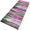 RGLXING Rug Runner for Hallway, Non-Slip Kitchen Rug, Doormat, 80 x 160 cm, Washable, Pink and Green view 1