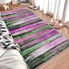 RGLXING Rug Runner for Hallway, Non-Slip Kitchen Rug, Doormat, 80 x 160 cm, Washable, Pink and Green view 2