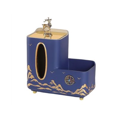 Modern Chinese-Style Resin Tissue Box Cover