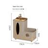 Modern Chinese-Style Resin Tissue Box Cover view 4