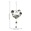 sporful Rustic Wind Chime and Hanging Bird Bath view 2