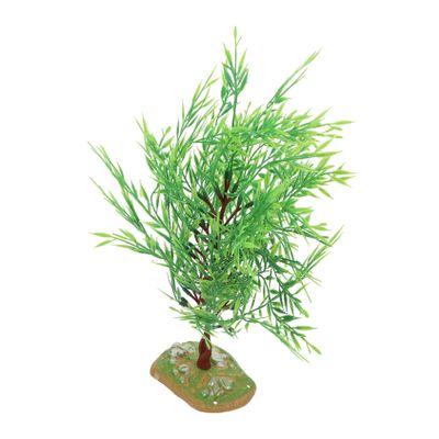 SOLUSTRE Decorative Green Plastic Willow Tree for Miniature Landscapes