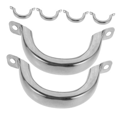 OUNONA 6-Piece Heat-Resistant Stainless Steel Replacement Pot Handles