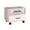 Xilin-872 White Printer Stand with Drawer view 1