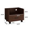 Xilin-872 White Printer Stand with Drawer view 2