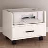Xilin-872 White Printer Stand with Drawer view 4
